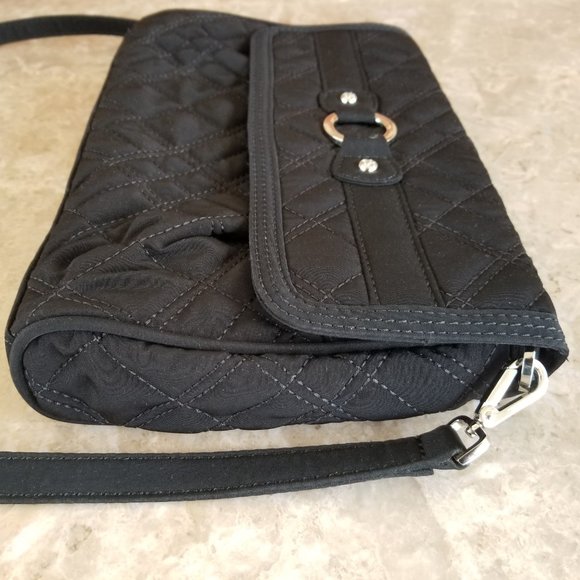 Like NEW Vera Bradley Quilted Microfiber Convertible Clutch Shoulder Crossbody - Picture 10 of 12